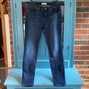 Madewell Women's Skinny Jeans - Dark Blue